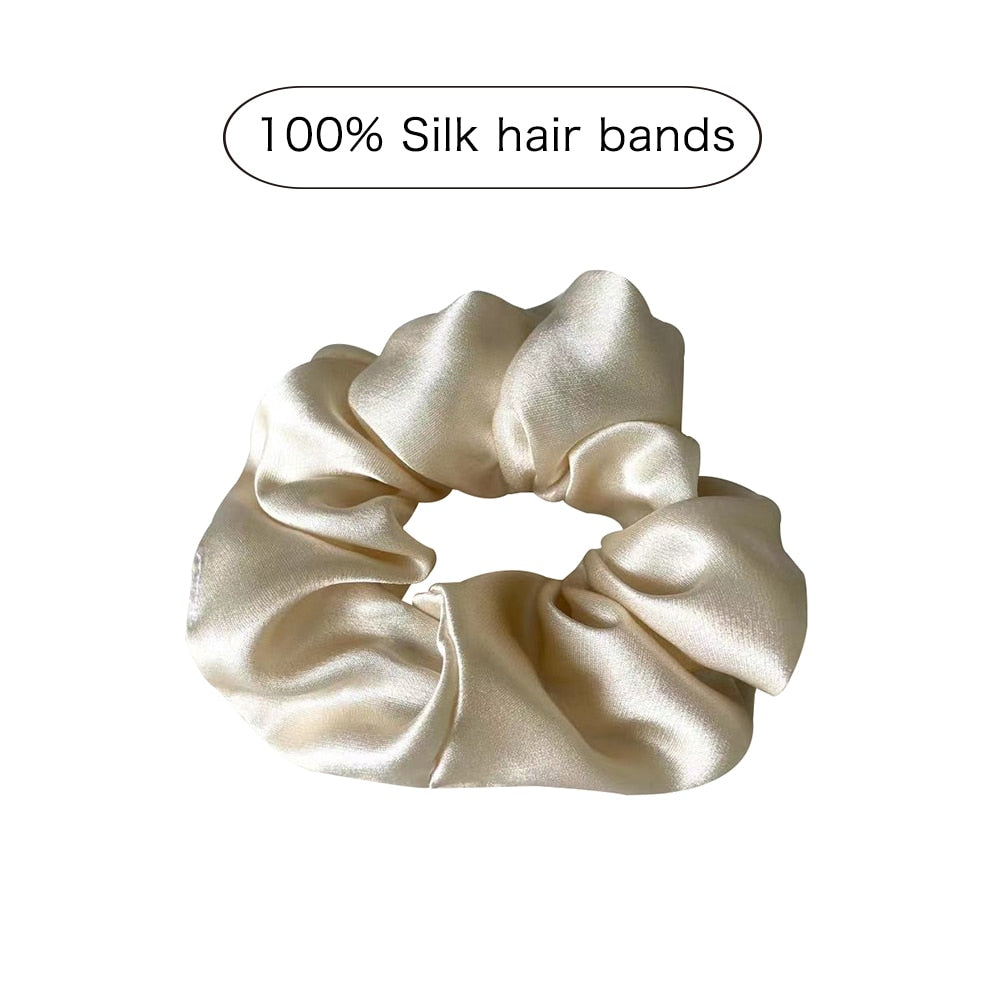 Oversized Mulberry Silk Hair Scrunchie