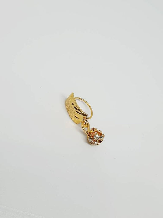 Indian nosering nath bridal Jewelry nathni nose pins studs jewellery Pakistani gold plated customised designer hoops