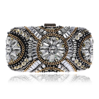 Bead embroidery dinner bag