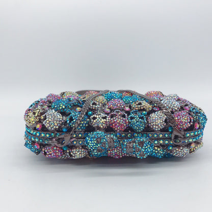 Skull Ghost Diamond Dinner Bag European And American Style Clutch