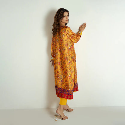 Yellow Stone Satin Silk | RTW