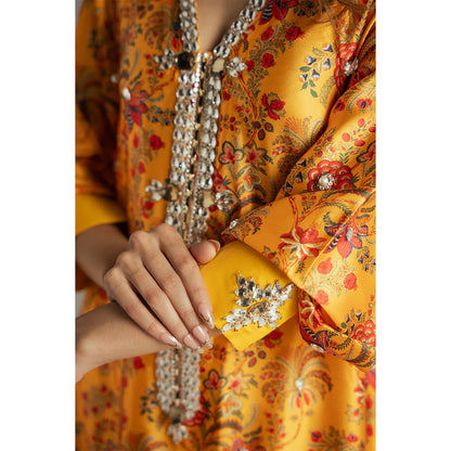 Yellow Stone Satin Silk | RTW