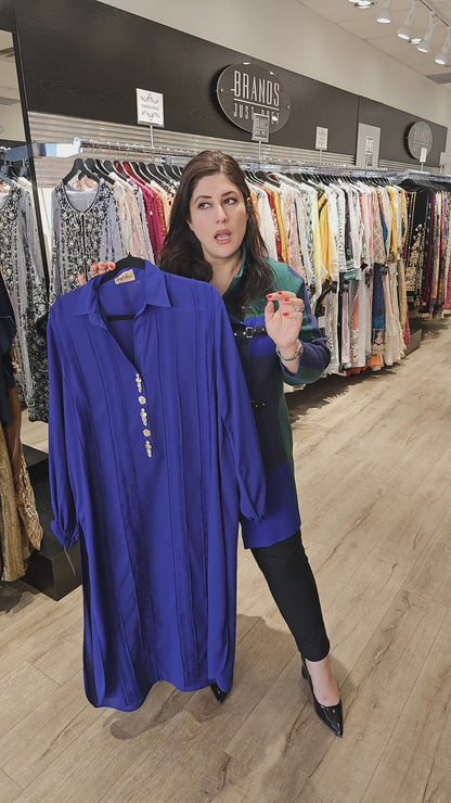 Royal Blue Solid Shirt | RTW