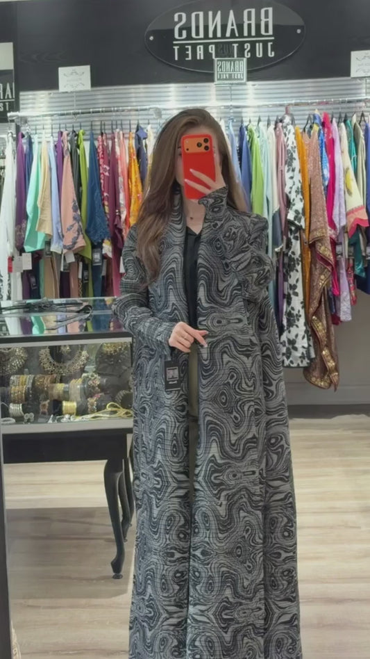 Black Digital Silk Cape (Copy)