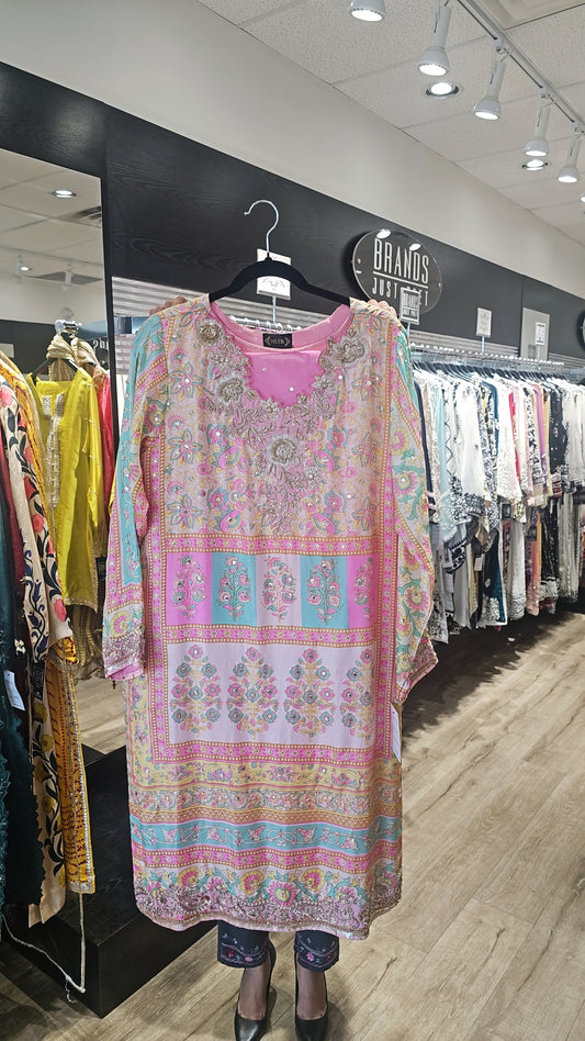 Pink Digital Silk | RTW