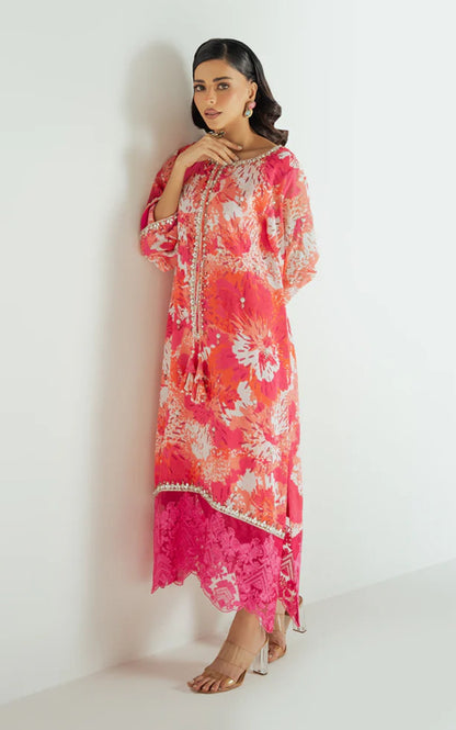 Pink Cotton Silk Mirrors