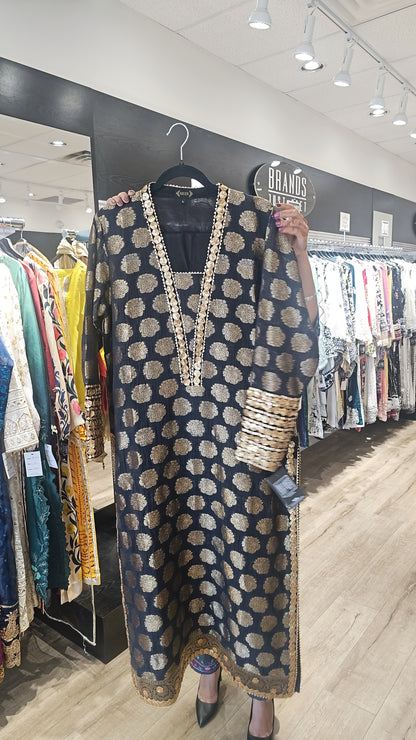 Black Banarasi Silk | RTW