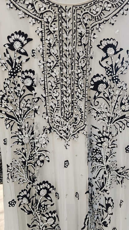 White Black Net Pearls | RTW