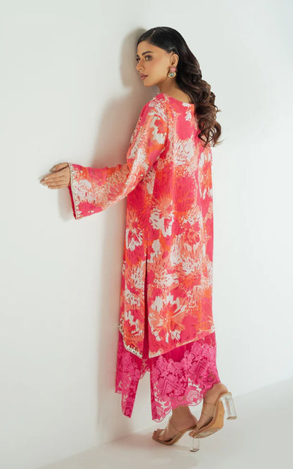 Pink Cotton Silk Mirrors