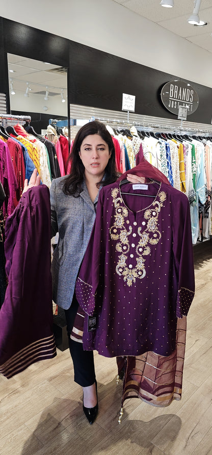 Purple Fershi Salwar | RTW