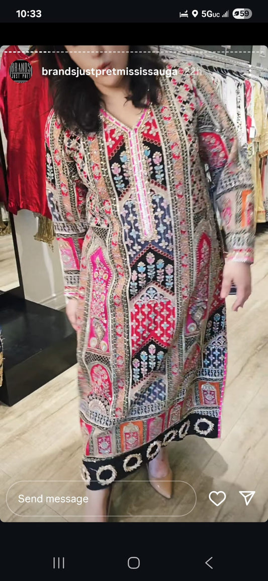 Multi Color Kaftan
