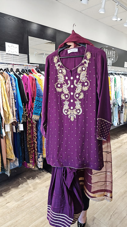 Purple Fershi Salwar | RTW