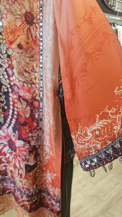 Rust Satin Silk | RTW