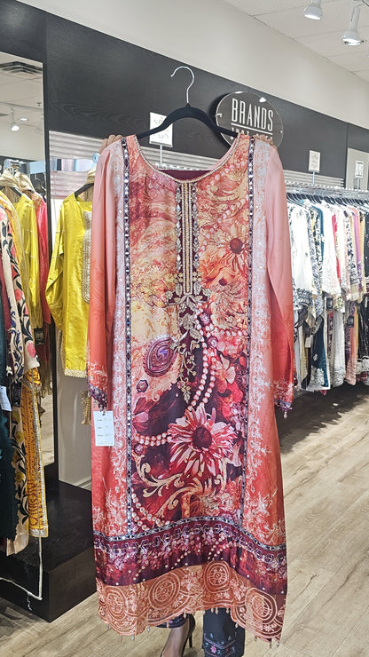 Rust Satin Silk | RTW