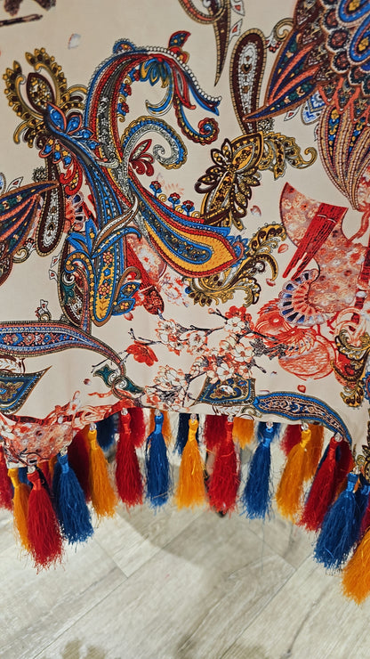 Printed Georgette Tassels | RTW