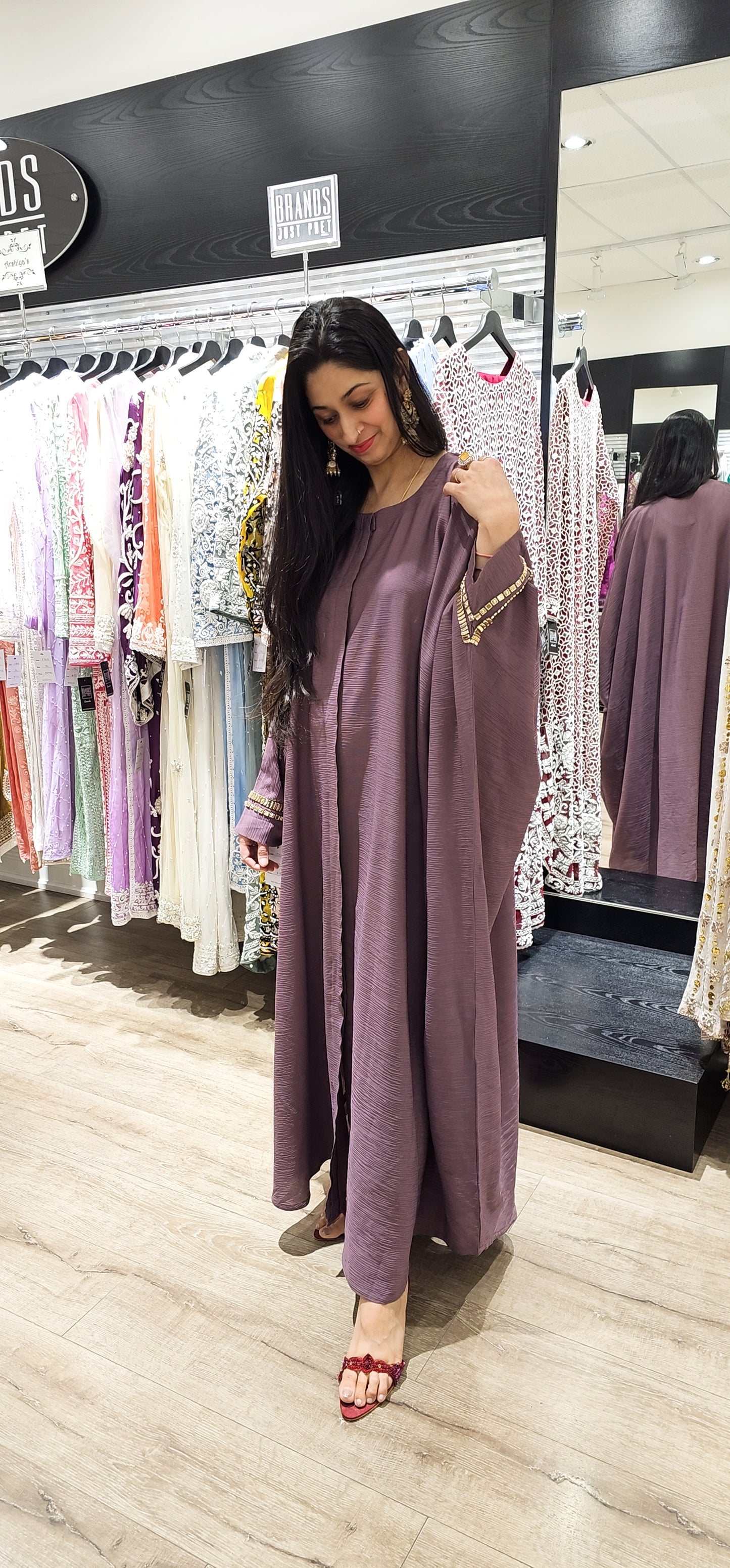 Onion Pink Abaya