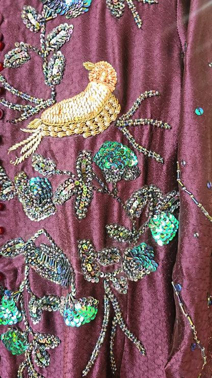 Purple Bird Sheesha Silk | RTW