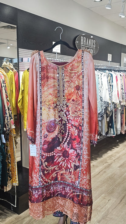 Rust Satin Silk | RTW