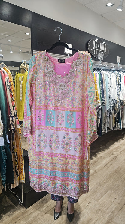 Pink Digital Silk | RTW