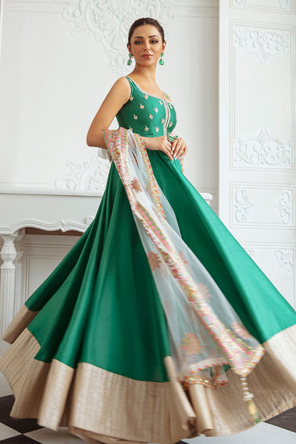 ZAINAB SALMAN | LUXURY FORMALS | GREEN ZEBA