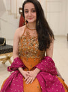 Burnt Orange Kalidaar.