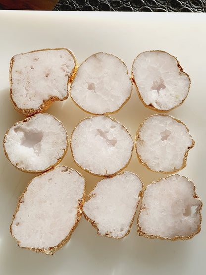 Natural Agate Druzy Deep Cut Phone Grips