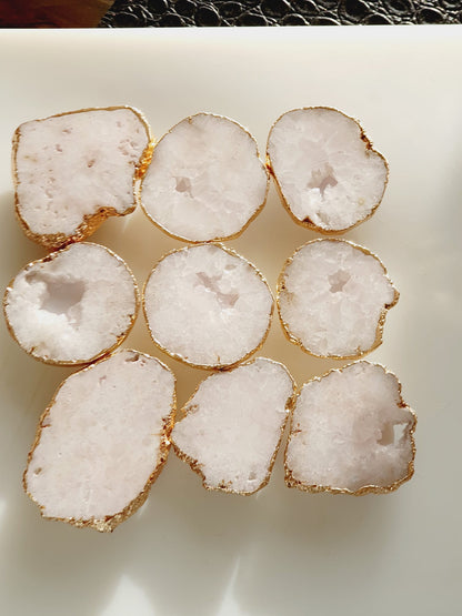 Natural Agate Druzy Deep Cut Phone Grips