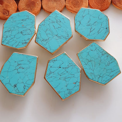 Turquoise Phone Grip | Turquoise Gifts | Turquoise Crystal Phone Grip | Crystal Phone Grip | Quartz Natural Agate Druzy Phone Grip