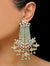 Emerald Kundan Pearls Earrings