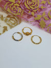 3 pieces Hoop Nose Ring Gold Silver Tone Bollywood Wedding Indian Jewelry Women Pierced Nose