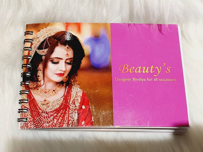 Velvet Crystal Round Bindi Book shaadi wedding