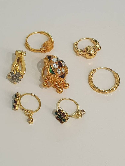 Bohemian Nose Ring, Nose Ring Hoop, Septum Ring, Nose Piercing, Tragus Hoop, Daith Earring, Rook Earring, Rook Piercing, Tragus Jewerly Ring