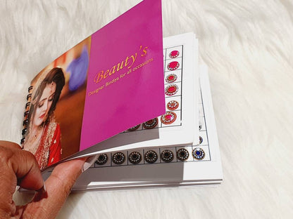 Velvet Crystal Round Bindi Book shaadi wedding