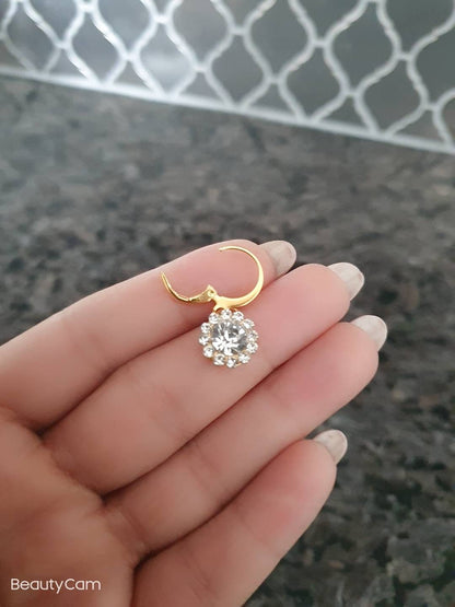 Boho Nose Jewelry, Septum Ring, Hoop for Nose, Thin Nose Ring, Unique Nose Ring, Beaded Nose Hoop, Rose Gold Nose Hoop