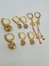8 pieces Nose Ring gold 14k nose ring, Cartilage, Tragus Helix Nose Ring Small Tiny Seamless Little Sleeper