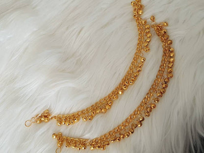 Gift for Her | Bell Anklets | Gold Anklet | High quality fashion anklets | Birthday Gift | Christmas present for her | Pakistani jewellery