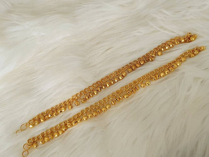 Gift for Her | Bell Anklets | Gold Anklet | High quality fashion anklets | Birthday Gift | Christmas present for her | Pakistani jewellery